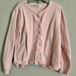 H&M 2-4T light pink sweater